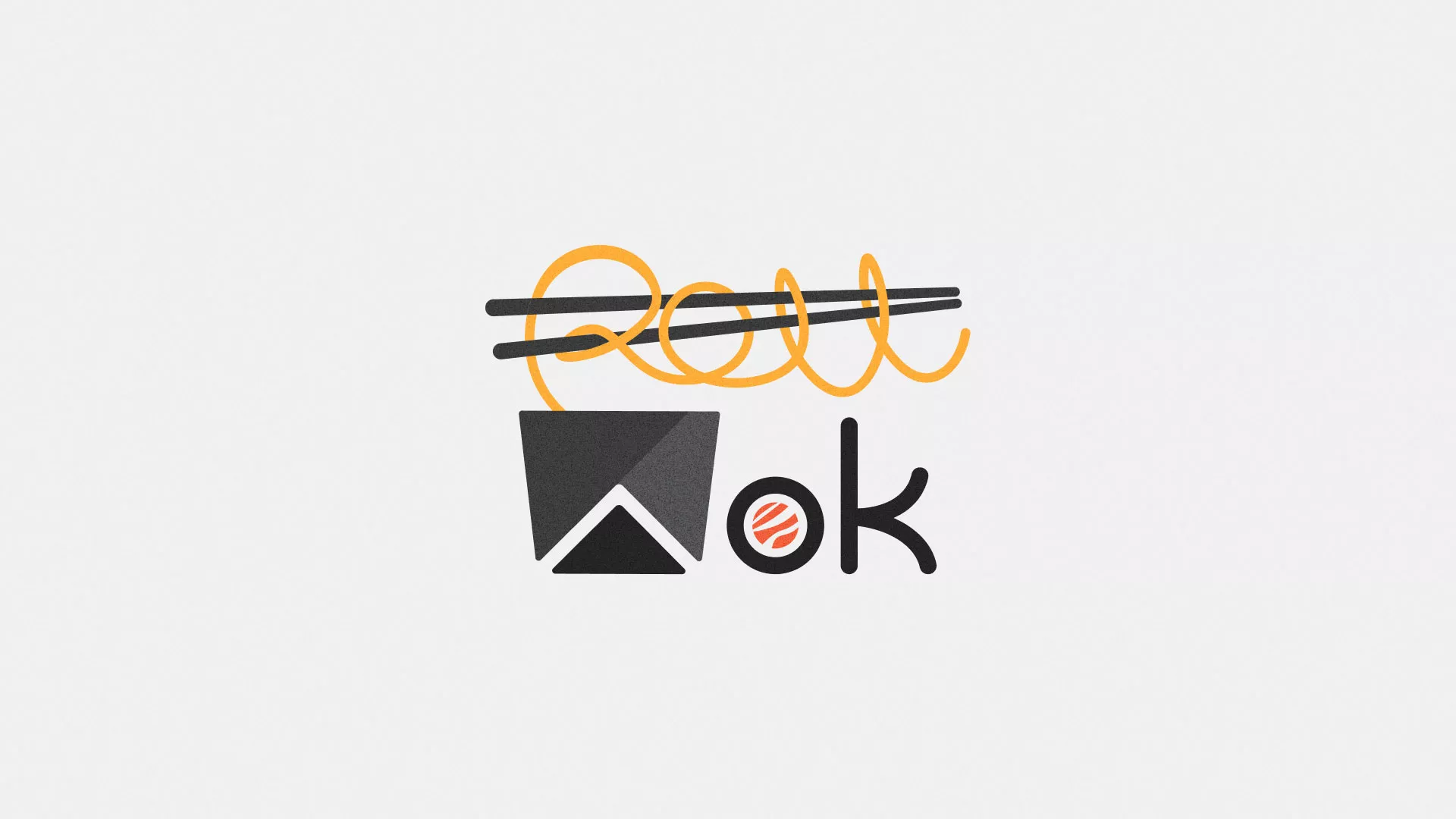Разработка логотипа в Пыть-Яхе для суши-бара «Roll Wok Club» Разработка логотипа в Пыть-Яхе для суши-бара «Roll Wok Club»